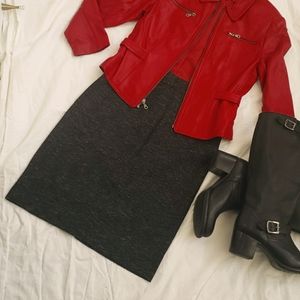 Nordstrom Theory Black and white pencil skirt